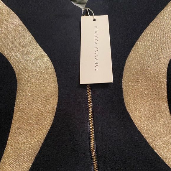 NWT Rebecca Vallance Lucienne Bonded Crepe Strapless Mermaid Gown in Ink SZ 2 - Picture 14 of 16